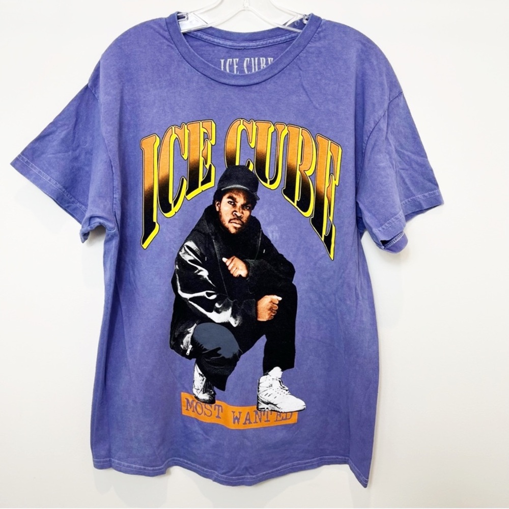 Ice Cube Crewneck Graphic Short Sleeve Licensed Band Tee
